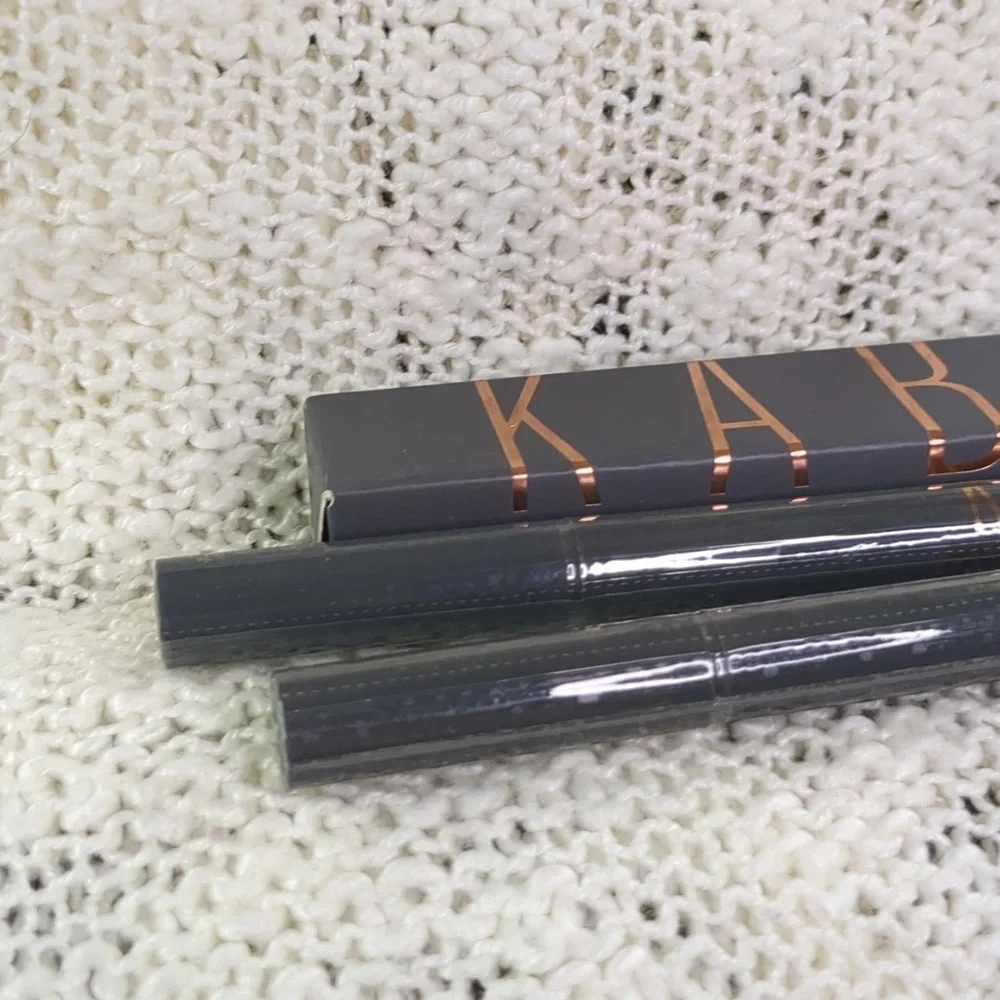 KAB Cosmetics DUO Liquid Liner in Matte Black, 2x 1g/0.035oz